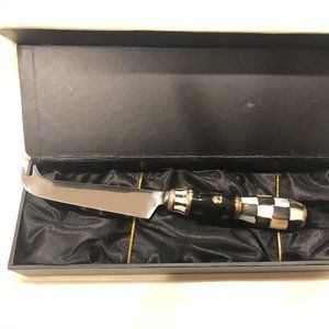 Mackenzie-Childs Courtly Check Cheese Knife